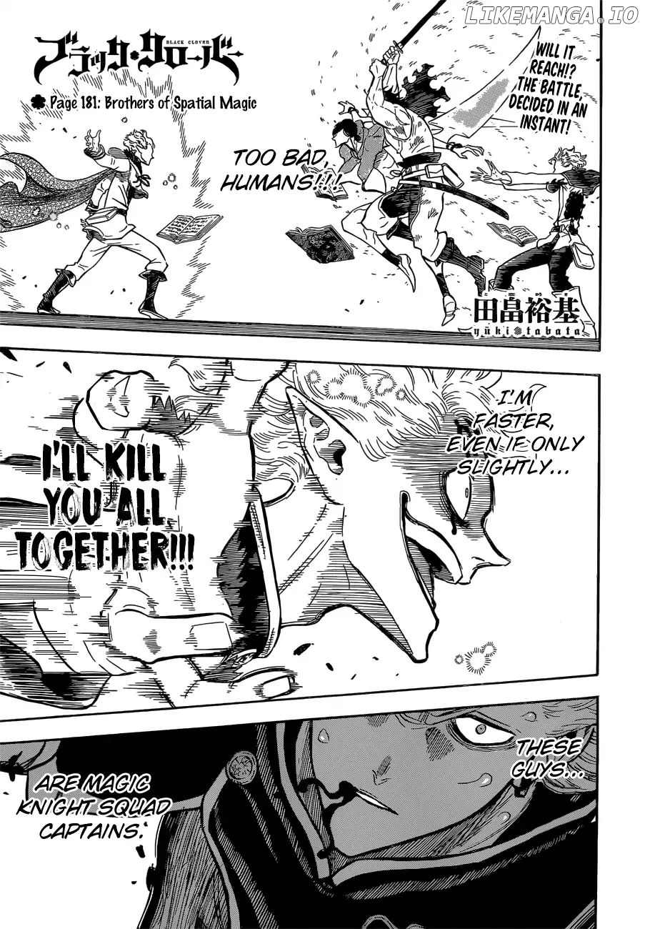 Black Clover chapter 181 image 01